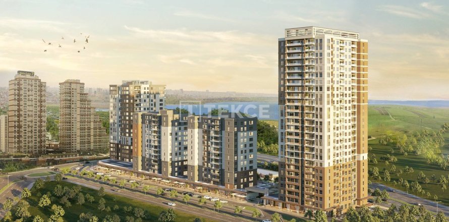 Квартира с 4 спальнями в Стамбул, Турция №86616