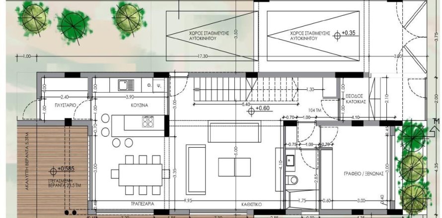 4 chambres House à Chloraka, Cyprus No. 37249