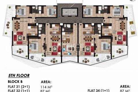 3 dormitorios Penthouse en Vinh Hoa, Vietnam No. 11098 19