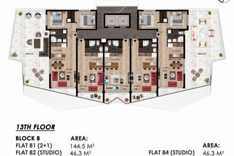 3 dormitorios Penthouse en Vinh Hoa, Vietnam No. 11098 18