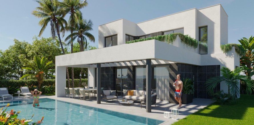 Вилла с 4 спальнями в Бенидорм, Испания №122984