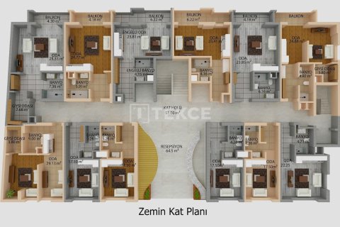 Квартира с 3 спальнями в Chau Phu, Вьетнам №91109 22