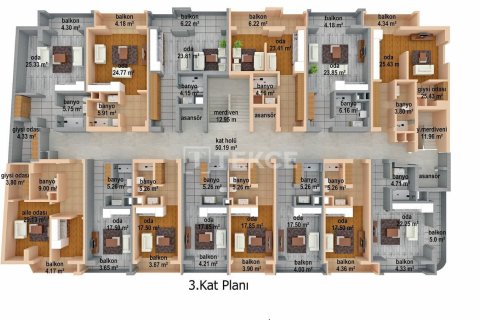 Квартира с 3 спальнями в Chau Phu, Вьетнам №91109 25