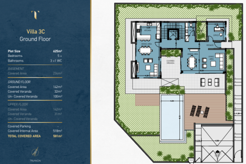 3 chambres Villa à Agios Athanasios, Cyprus No. 78638 5