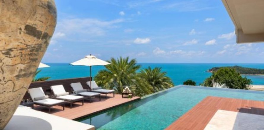 4 bedrooms Villa on the Chaweng Beach, Thailand No. 96290