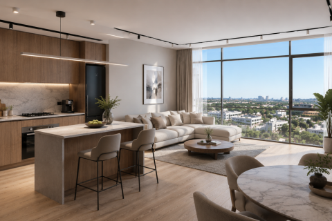 1 dormitorio Apartment en Downtown Jebel Ali, UAE No. 128107