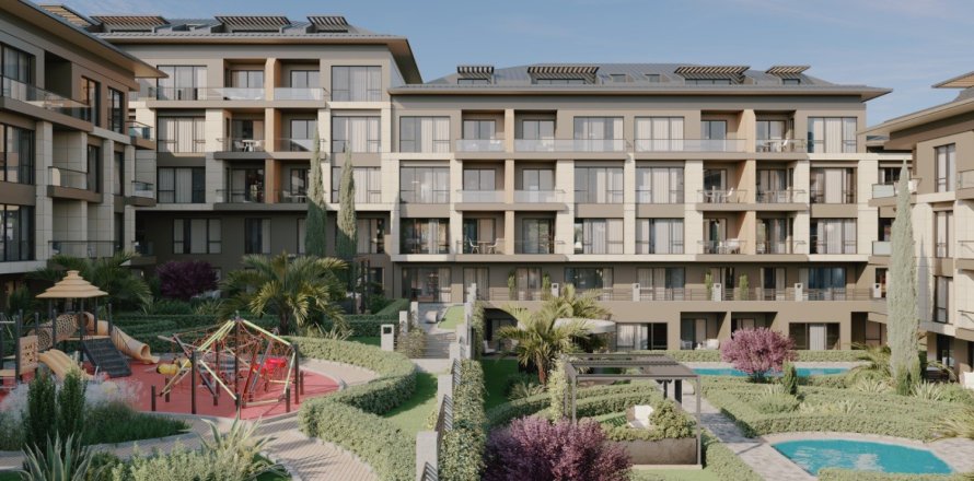 Квартира с 4 спальнями в Стамбул, Турция №15540