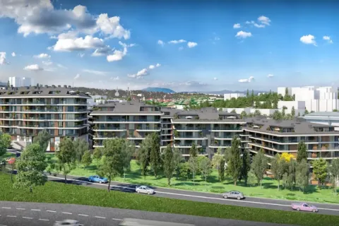 Квартира с 5 комнатами в Стамбул, Турция №92993