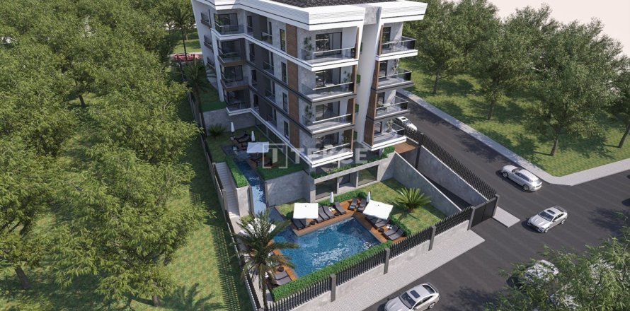 Квартира с 3 спальнями в Кушадасы, Турция №92497