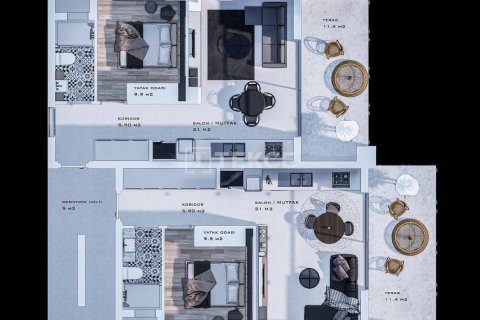 Квартира с 1 спальней в Phu Ngai, Вьетнам №11765 26