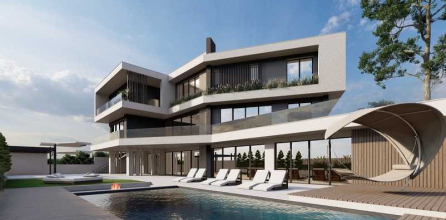 Вилла с 5 спальнями в Агиос Афанасиос, Кипр №101043