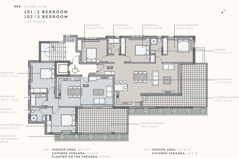 Квартира с 2 спальнями в Лимассол, Кипр №78398 6