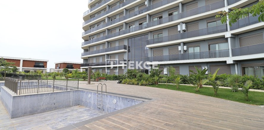 Квартира с 1 спальней в Аксу, Турция №11464