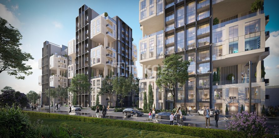 Квартира с 1 спальней в Стамбул, Турция №87938