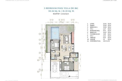 Вилла с 2 спальнями в Ча-ам, Таиланд №1829 8