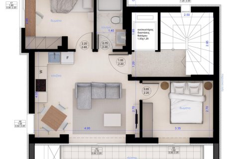 2 dormitorios Apartment en Kalamaria, Greece No. 118066 6