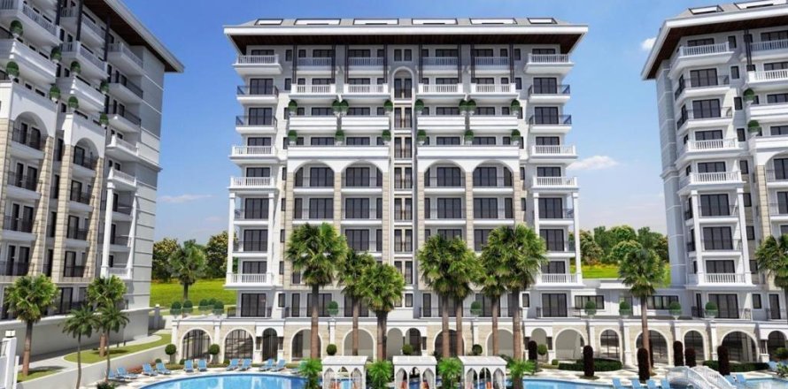 Квартира с 3 комнатами в Аланья, Турция №110107