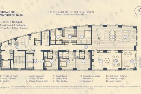 Дом с 4 спальнями в Бангкок, Таиланд №1873 11