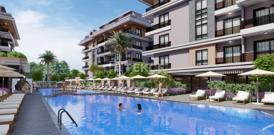 4 chambres Appartement à Alanya, Turkey No. 14330