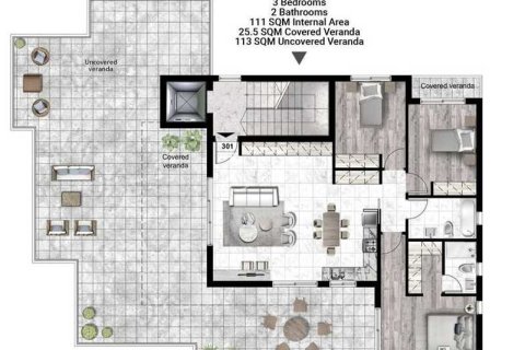 3 chambres Penthouse à Parekklisia, Cyprus No. 75003 2