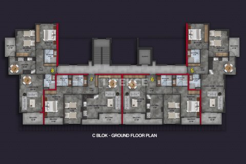 3 chambres Appartement à Chau Lang, Vietnam No. 72670 14