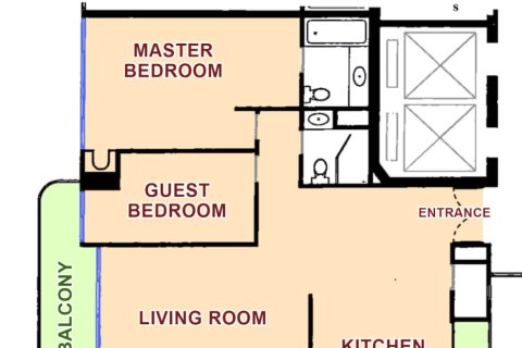 2 bedrooms Condo in Bangkok, Thailand No. 467 18