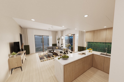 Квартира с 1 спальней в Бавария Таун, Вьетнам №87360 1