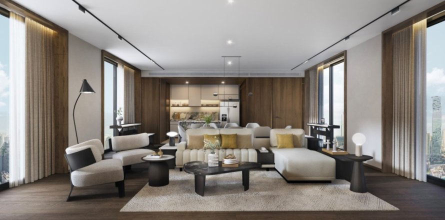 Кондоминиум с 2 спальнями в Бангкок, Таиланд №925