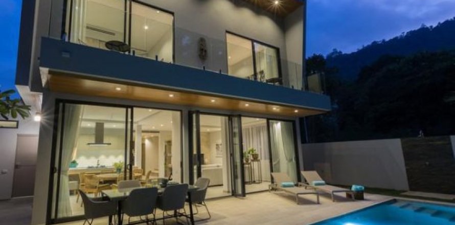 Вилла с 3 спальнями на Самуй, Таиланд №96981