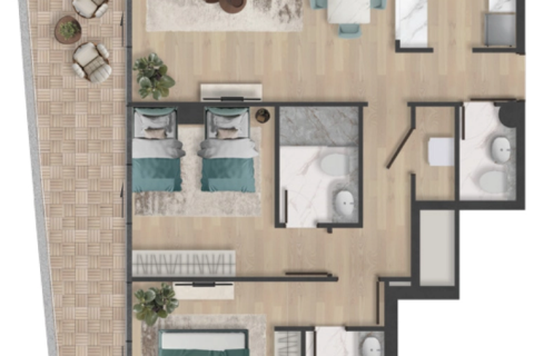 2 chambres Appartement à Xuan Lam, Vietnam No. 91355 22