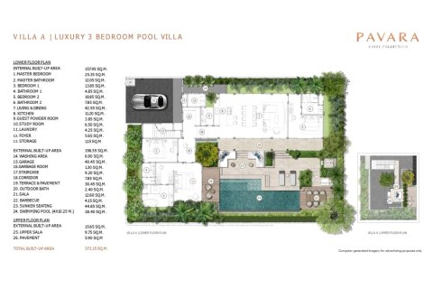 Вилла с 3 спальнями в Пляж Сурин, Таиланд №2070 4