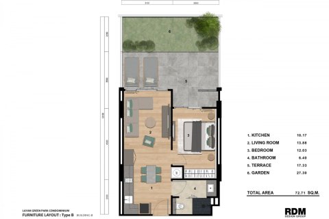 1 dormitorio Condominio  en Layan Beach, Thailand No. 237 16