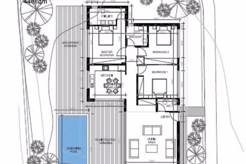 Бунгало с 3 спальнями в Хлорака, Кипр №79504 12