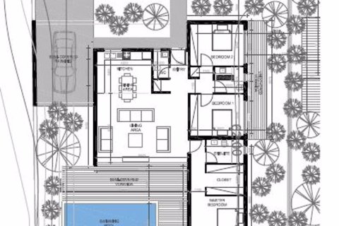 Бунгало с 3 спальнями в Хлорака, Кипр №79504 13