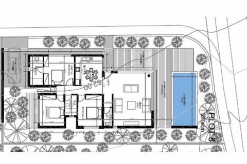 Бунгало с 3 спальнями в Хлорака, Кипр №79504 14