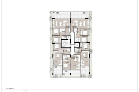 Квартира с 2 спальнями в Никосия, Кипр №105431 6