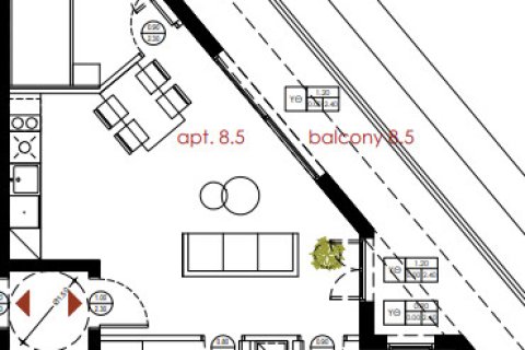 1 chambre Appartement à Thessaloniki, Greece No. 123989 2