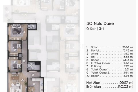 3 bedrooms Apartment in Ho Chi Minh, Vietnam No. 20787 10