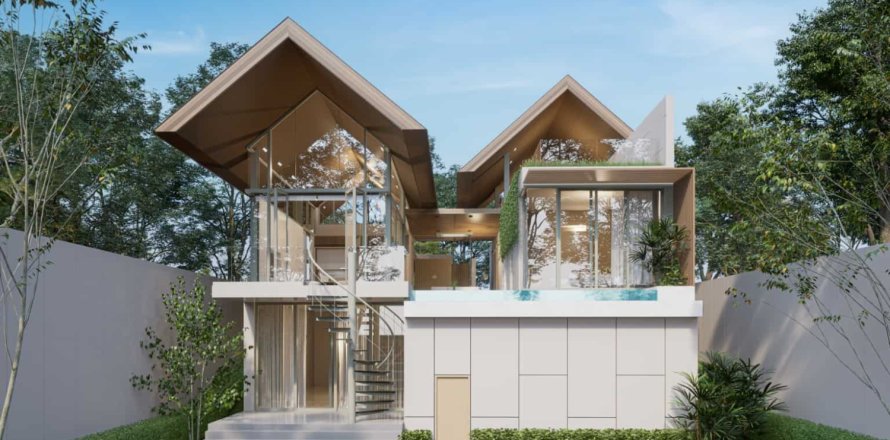 Вилла с 3 спальнями в Пляж Лаян, Таиланд №1181