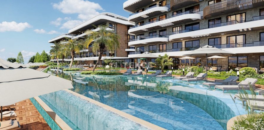 1 dormitorio Apartment en Alanya, Turkey No. 125772