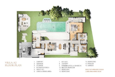 4 chambres Villa à Phuket, Thailand No. 2058 7