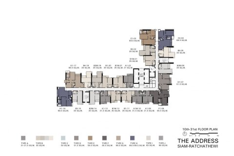 Кондоминиум  с 2 спальнями в Бангкок, Таиланд №341 3