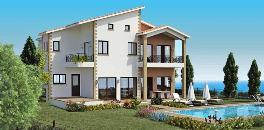 Вилла с 3 спальнями в Пафос, Кипр №106839