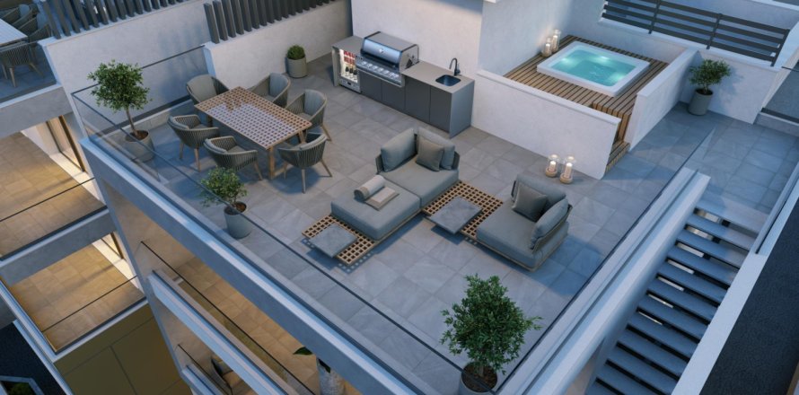 Квартира с 3 спальнями в Лимассол, Кипр №62442