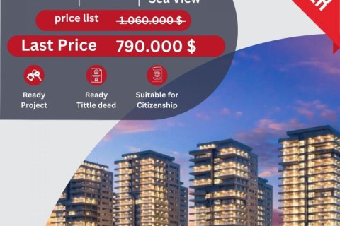 1 dormitorio Apartment en Bakırköy, Turkey No. 14951