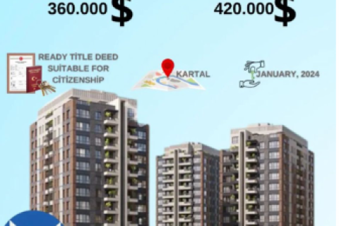 2 bedrooms Apartment in Kartal, Turkey No. 14921