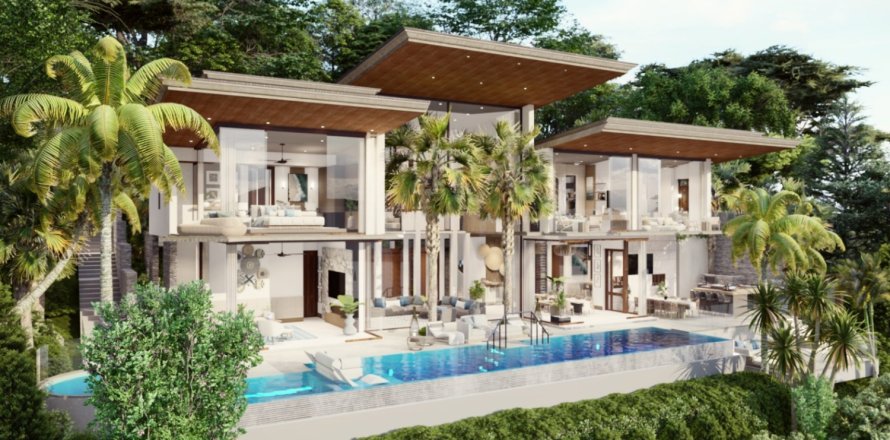 Вилла с 4 спальнями на Пхукет, Таиланд №1808