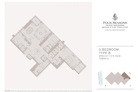 3 bedrooms Condo  in Bangkok, Thailand No. 98301 2