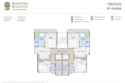 Кондоминиум  с 3 спальнями в Банг Тао, Таиланд №1709 15
