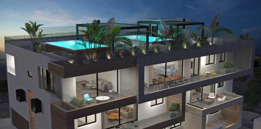 Пентхаус с 3 спальнями в Агиос Афанасиос, Кипр №65846